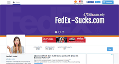 Desktop Screenshot of fedex-sucks.net