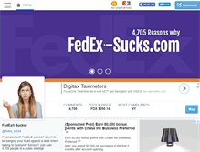 Tablet Screenshot of fedex-sucks.net
